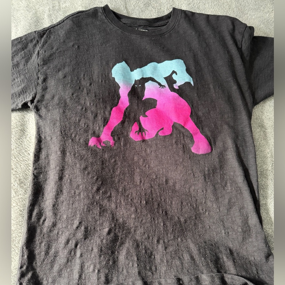 GAP KIDS X MARVEL BLACK PANTHER T-SHIRT, NWOT